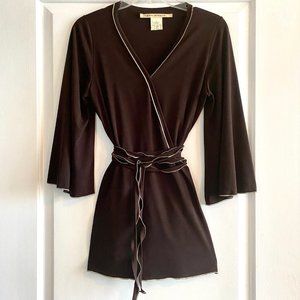 MAX STUDIO | Max Studio Wrap Top | Boho | Figure Flattering | Size: XS